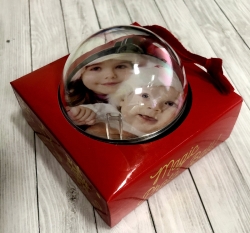 Новогодний шар с фото 1