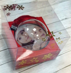 Новогодний шар с фото 3