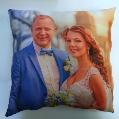 подушка с фотопечатью