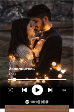 белый акрил с фотографией